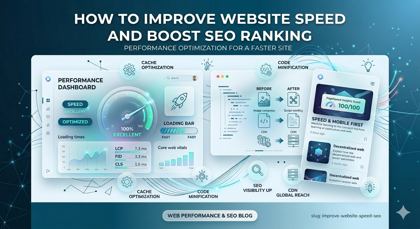 How to Improve Website Speed and Boost SEO Ranking — SEO Strategy article cover