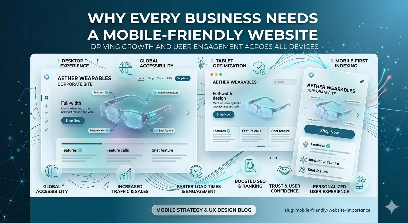 Why Every Business Needs a Mobile-Friendly Website - blog cover image