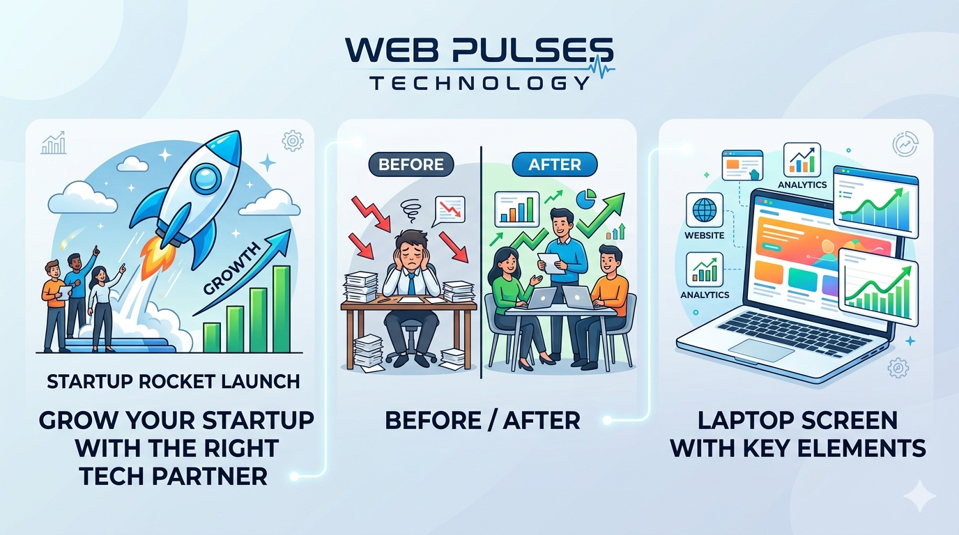 Startup Struggle to Scale: How the Right Tech Partner Drives Real Growth — Startup Growth article cover
