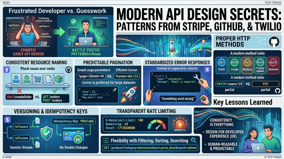 API Design Patterns I Stole From Companies Like Stripe and GitHub